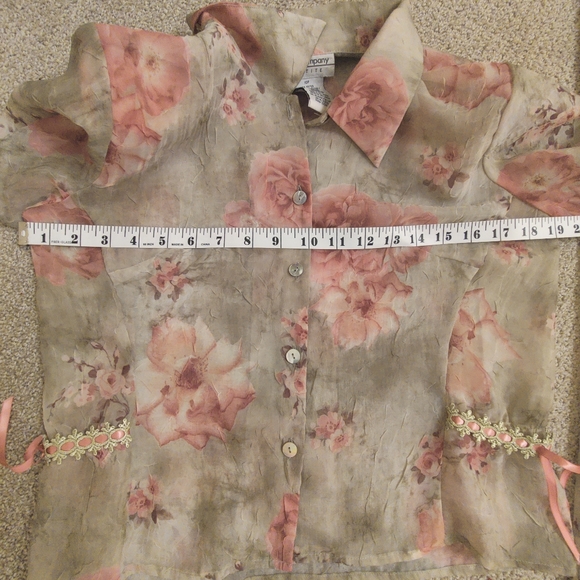 Gorgeous Y2K 90's Vintage Floral Dress and Top Set - Picture 4 of 12
